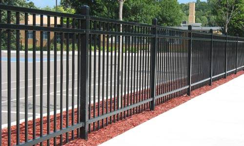Aluminum Fence Install